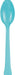 20ct Spoons Teal Premium - Party Supplies
