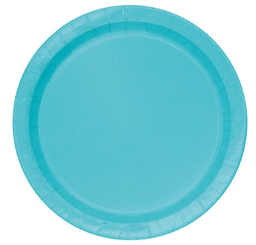 Teal Round Plate 7in | 20ct