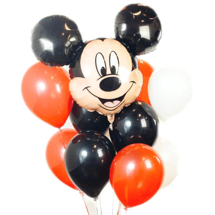 Mickey Mouse Balloon Bouquet | 13 pcs