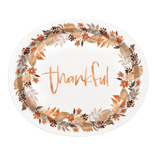 Thankful Large Harvest Oval Plates | 1ct - Zurchers