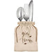 Thanksgiving Give Thanks Canvas Cutlery Holders, 4.25in x 6in | 8ct - Zurchers
