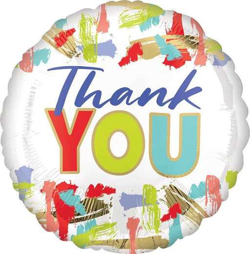 Thank You Painted Mylar Balloon 18" | 1ct - Zurchers