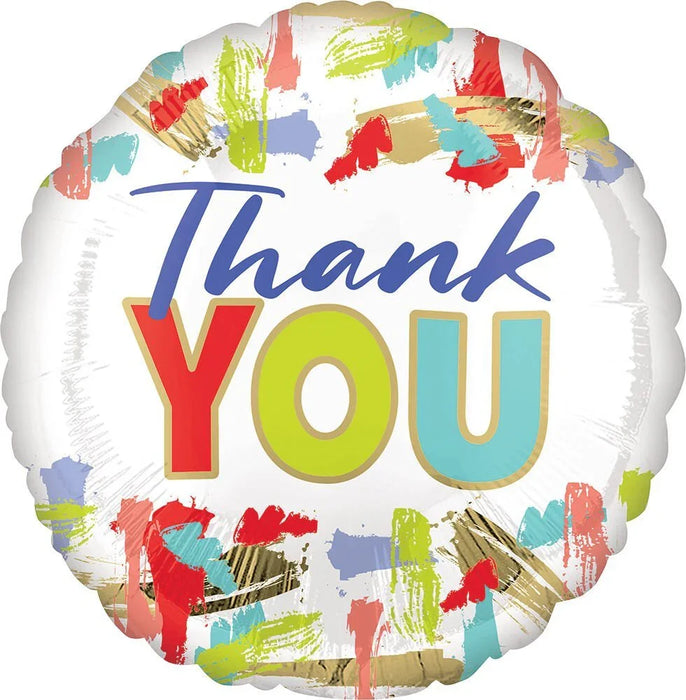 Thank You Painted Mylar Balloon 18" | 1ct - Zurchers