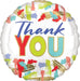 Thank You Painted Mylar Balloon 18" | 1ct - Zurchers