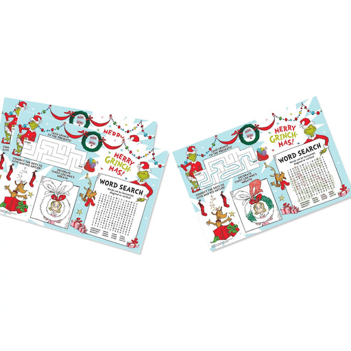 The Grinch Coloring Placemats - 16" x 11" | 24 ct. - Zurchers