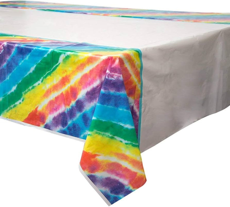 Tie Dye Plastic Tablecover | 1ct - Zurchers