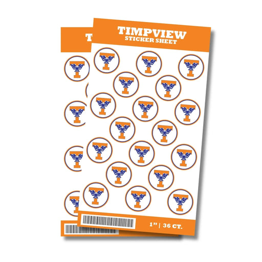 Timpview High School Sticker Seal 1" | 36 ct - Zurchers