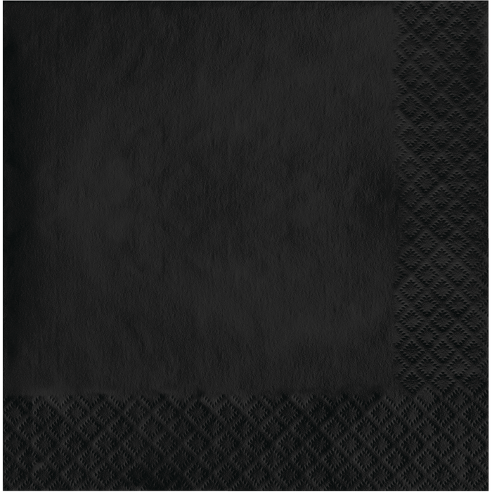 Touch of Color Black Velvet 2Ply Luncheon Napkins | 150ct - Zurchers