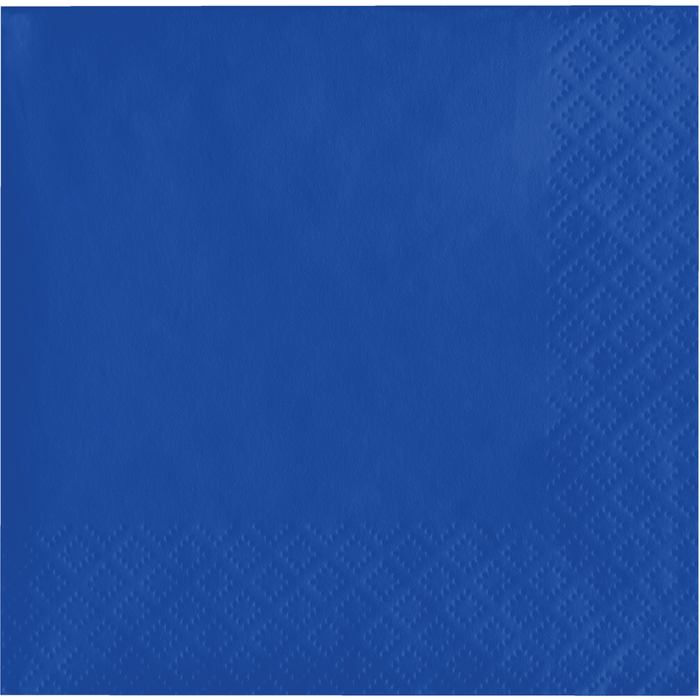 Touch of Color Cobalt Blue 2Ply Beverage Napkins - Zurchers