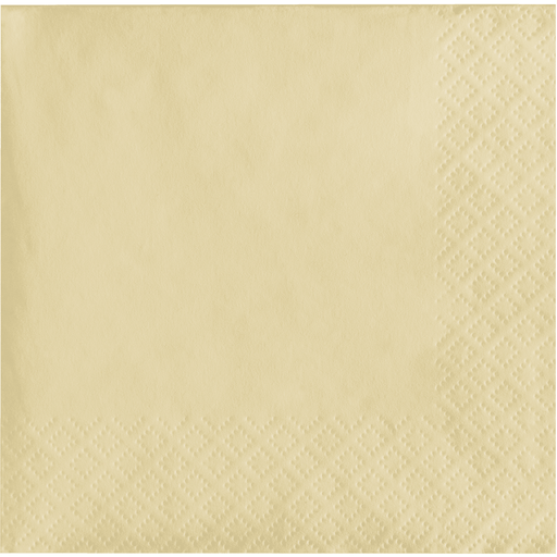 Ivory Beverage Napkins | 50ct