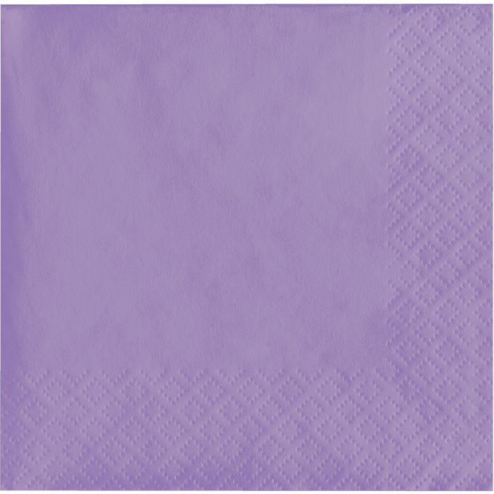 Touch of Color Luscious Lavender 2Ply Beverage Napkins 50 | ct - Zurchers