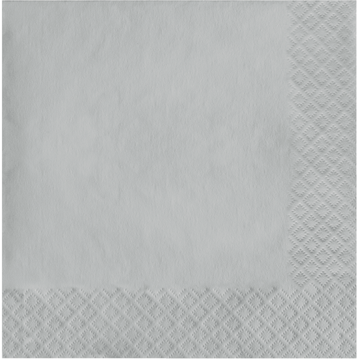 Shimmering Silver Luncheon Napkins | 50ct
