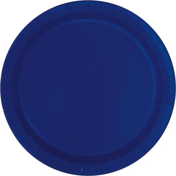 True Navy Paper Dinner Plates | 50ct - Zurchers