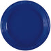 50ct 10in Plastic Plate Navy - Party Supplies