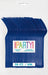50ct Forks Tru Navy Premium - Party Supplies