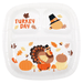 Turkey Day Divided Plates | 1ct - Zurchers
