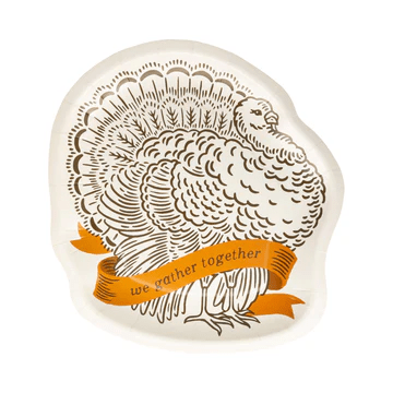 Turkey Shaped 9" Paper Plate | 1ct - Zurchers