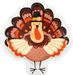 Turkey Shaped Paper Plate – 9" | 1ct - Zurchers