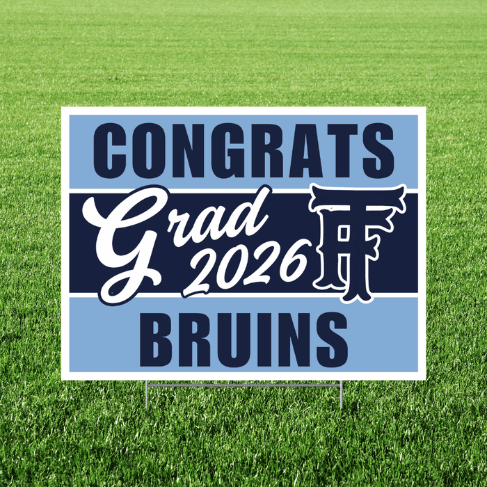 Twin Falls High School Grad Yard Sign 24" x 18" | 1 ct - Zurchers