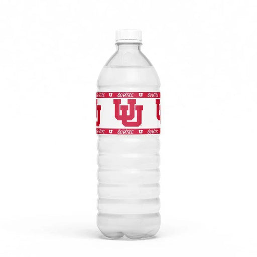 Utah Utes Water Bottle Labels | 12 ct - Zurchers