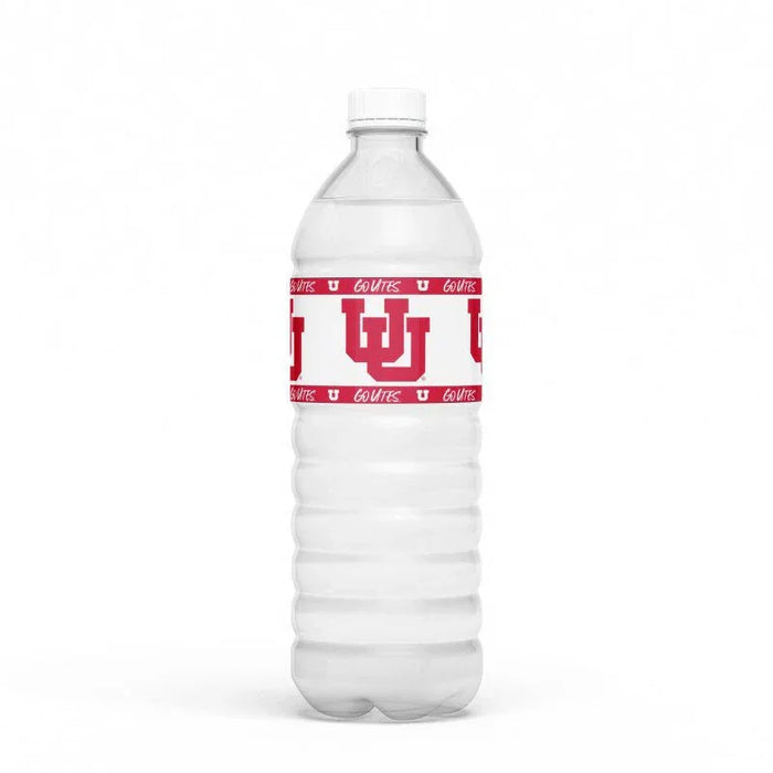 Utah Utes Water Bottle Labels | 12 ct - Zurchers