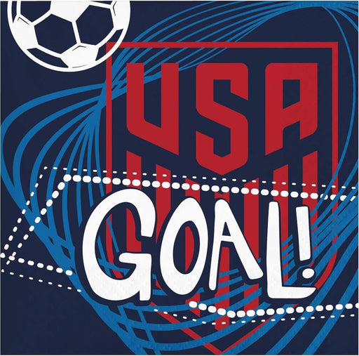USA Men's Soccer World Cup 2026 Beverage Napkins | 16ct