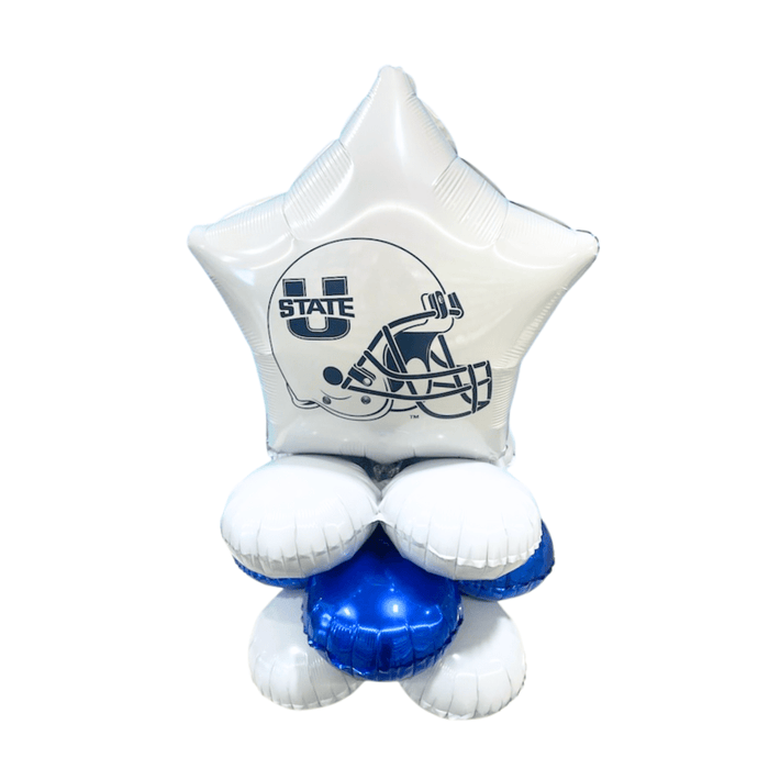 USU Helmet Balloon Air - filled Balloon Quad 17" | 1ct - Zurchers