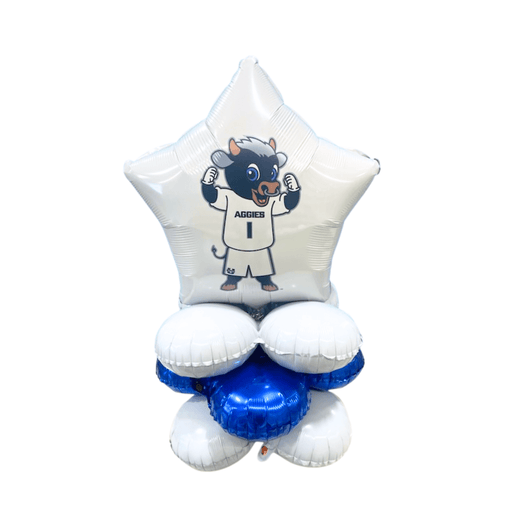 USU Youth Mascot Balloon Air-filled Balloon Quad 17" | 1ct