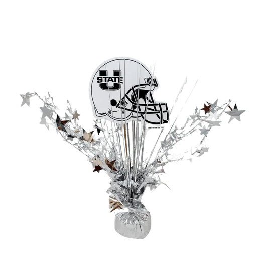USU Football Helmet Centerpiece Spray 14" | 1 ct - Zurchers