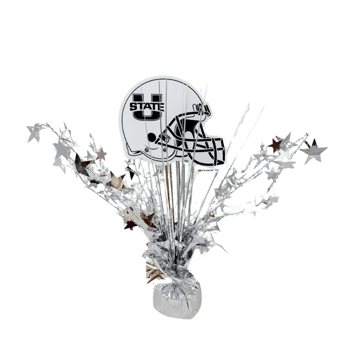 USU Football Helmet Centerpiece Spray 14" | 1 ct - Zurchers