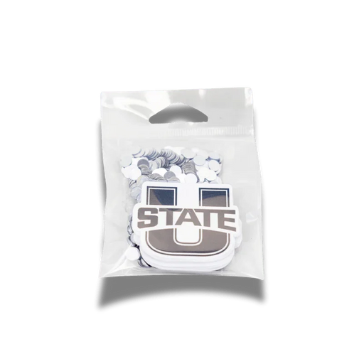 Utah State University Logo Deco - Fetti 2" | 24 ct - Zurchers