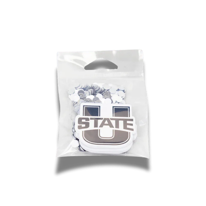 Utah State University Logo Deco - Fetti 2" | 24 ct - Zurchers