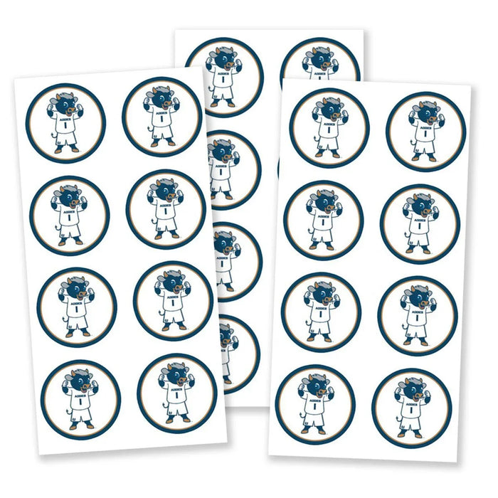 USU Big Blue Logo Round Stickers 2" | 24 ct - Zurchers