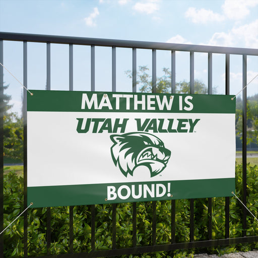 UVU Bound Custom Name Banner 2 sizes | 1ct