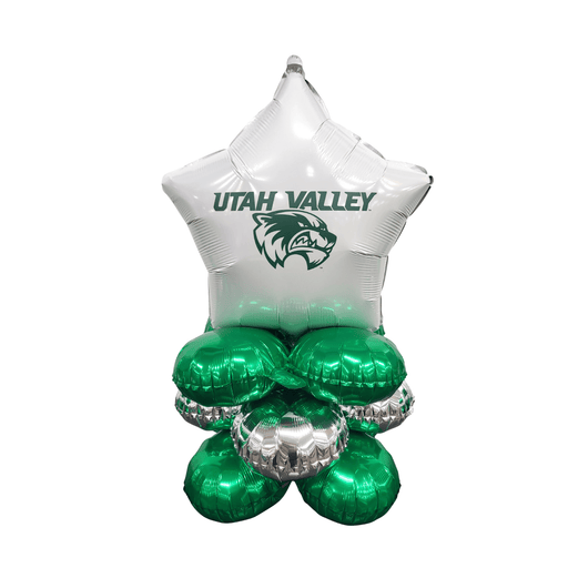 UVU Stacked Logo Air-filled Balloon Quad 17" | 1ct
