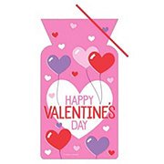 Valentine's Cellophane Heart Treat Bags | 20 ct - Zurchers