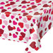 Valentines Hearts Plastic Tablecloth - Zurchers