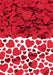 Valentine's Red Hearts Confetti 2.5oz | 1ct