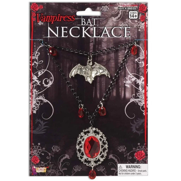 Vampiress Bat Necklace | 1ct - Zurchers