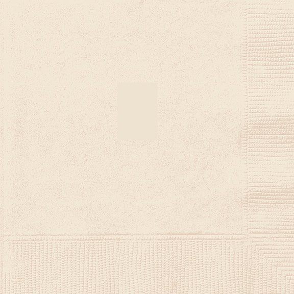 40ct Dinner Napkins Vanilla Cream - Party Supplies