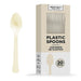 Vanilla Creme Heavy Duty Plastic Spoons | 20ct - Zurchers