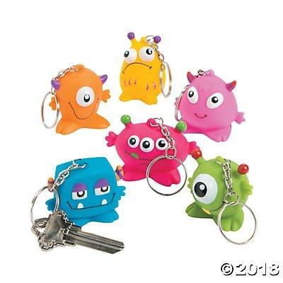 Vinyl Monster Key Chain | 12ct - Zurchers