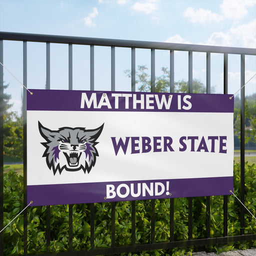Weber St Bound Custom Name Banner 2 sizes | 1ct