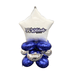 Star-shaped balloon with 'Wildcats' logo and smaller blue and silver balloons below on a white background