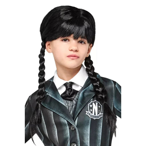 Wednesday Addams Wig Child | 1ct - Zurchers