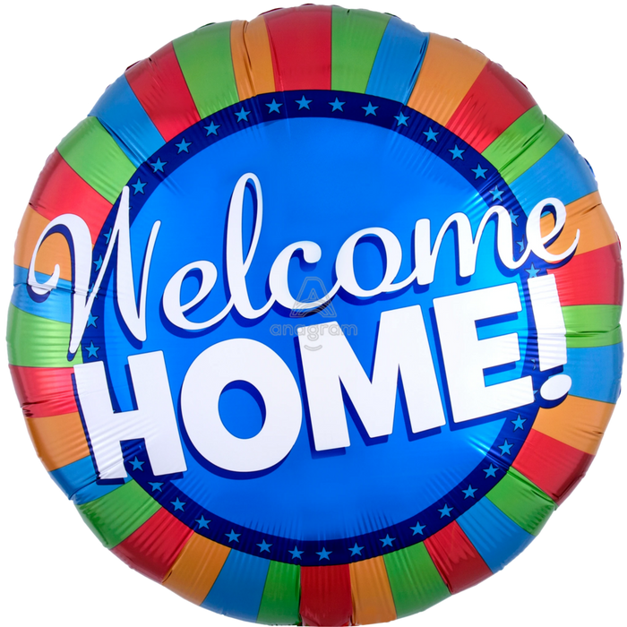 1ct - Welcome Home Blitz Supershape Mylar Balloon 32"