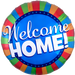 1ct - Welcome Home Blitz Supershape Mylar Balloon 32"