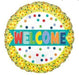 Welcome Lots of Dots Mylar Balloon 18in | 1ct - Zurchers
