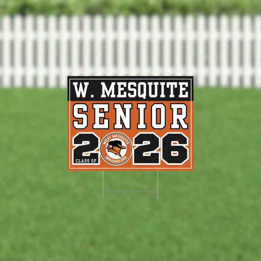 West Mesquite TX 2026 Senior Yard Sign | 1ct - Zurchers