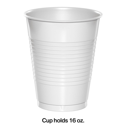 White 16oz Cups| 20ct